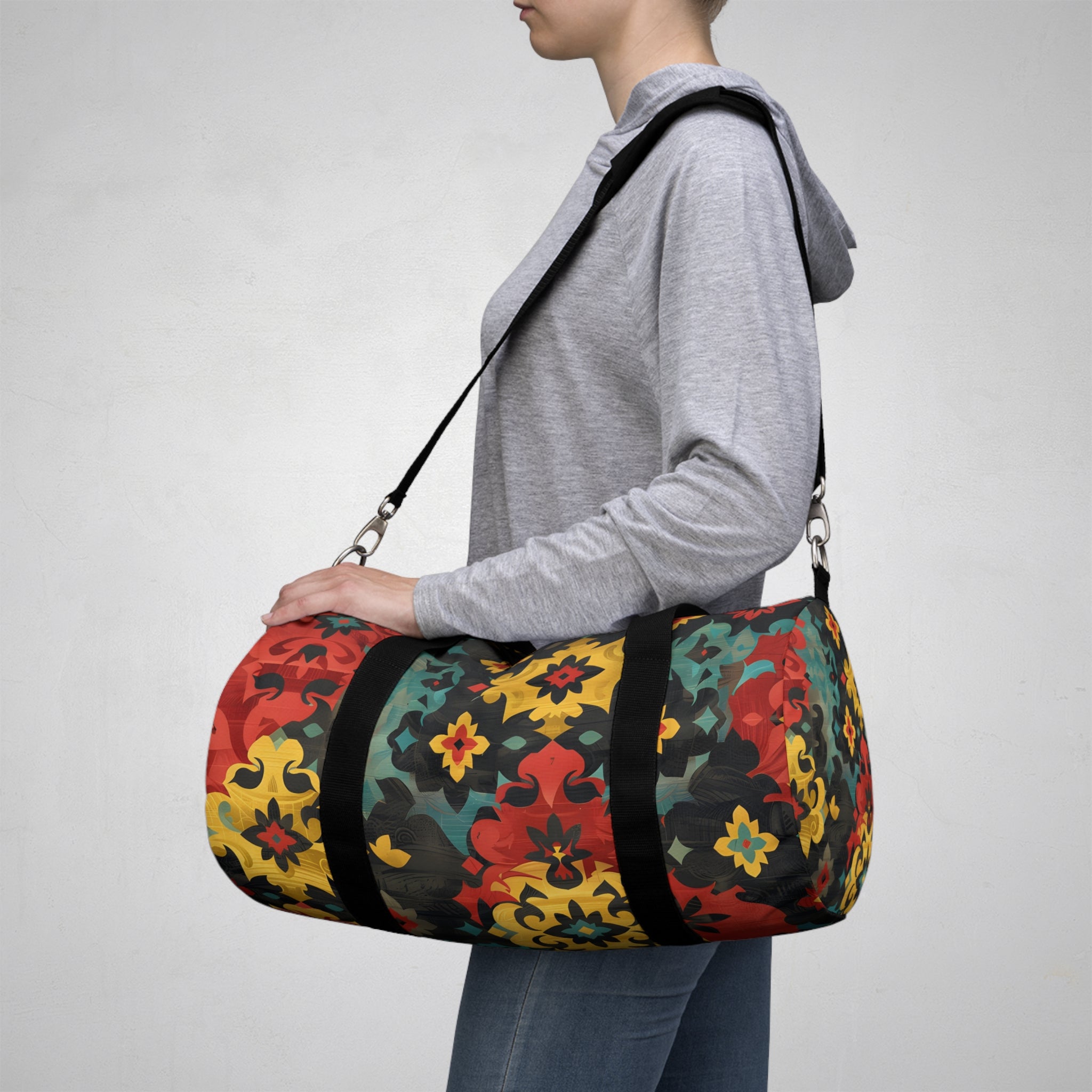 Radiant Tapestry Weave Duffel Bag