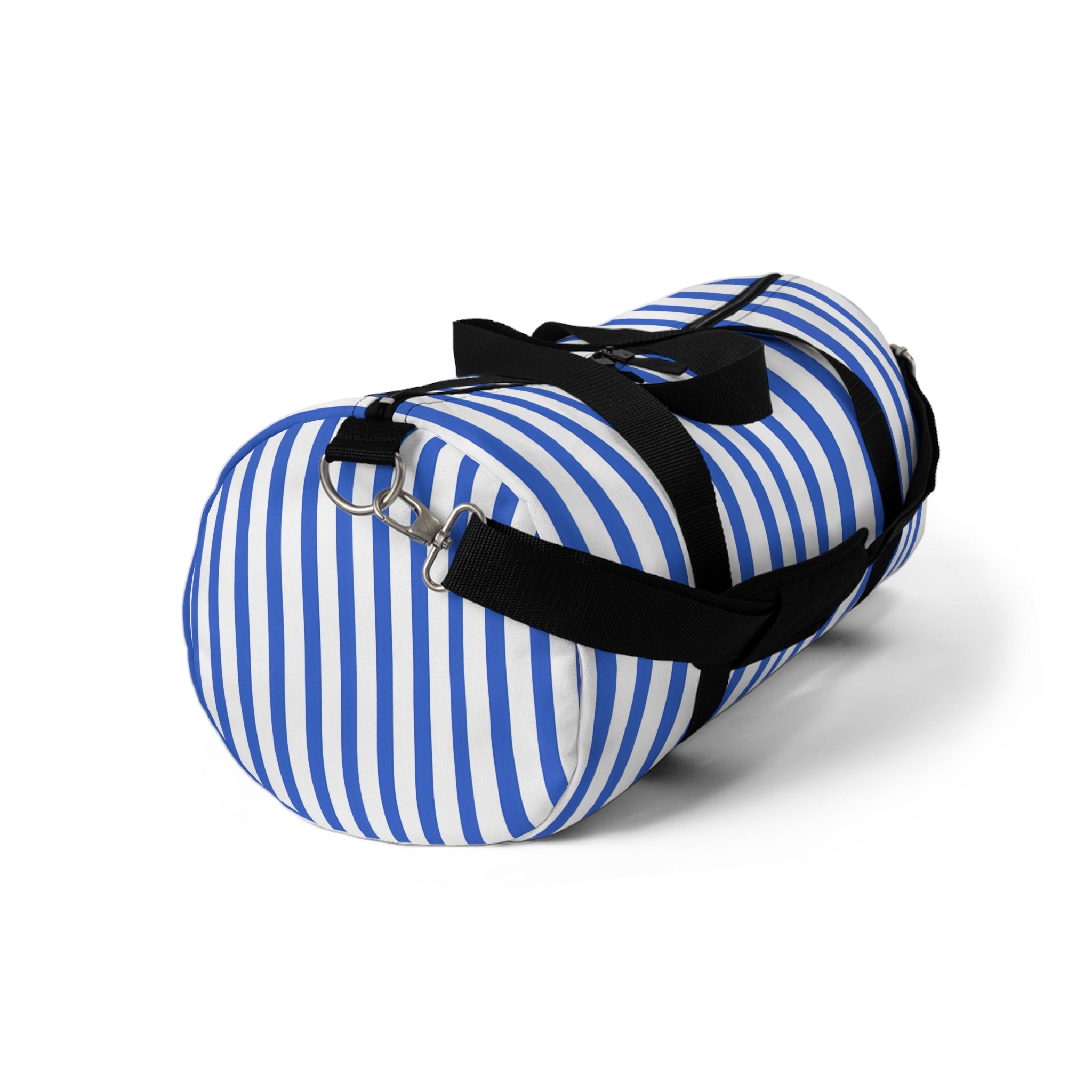 Azure Stripes Duffel Bag