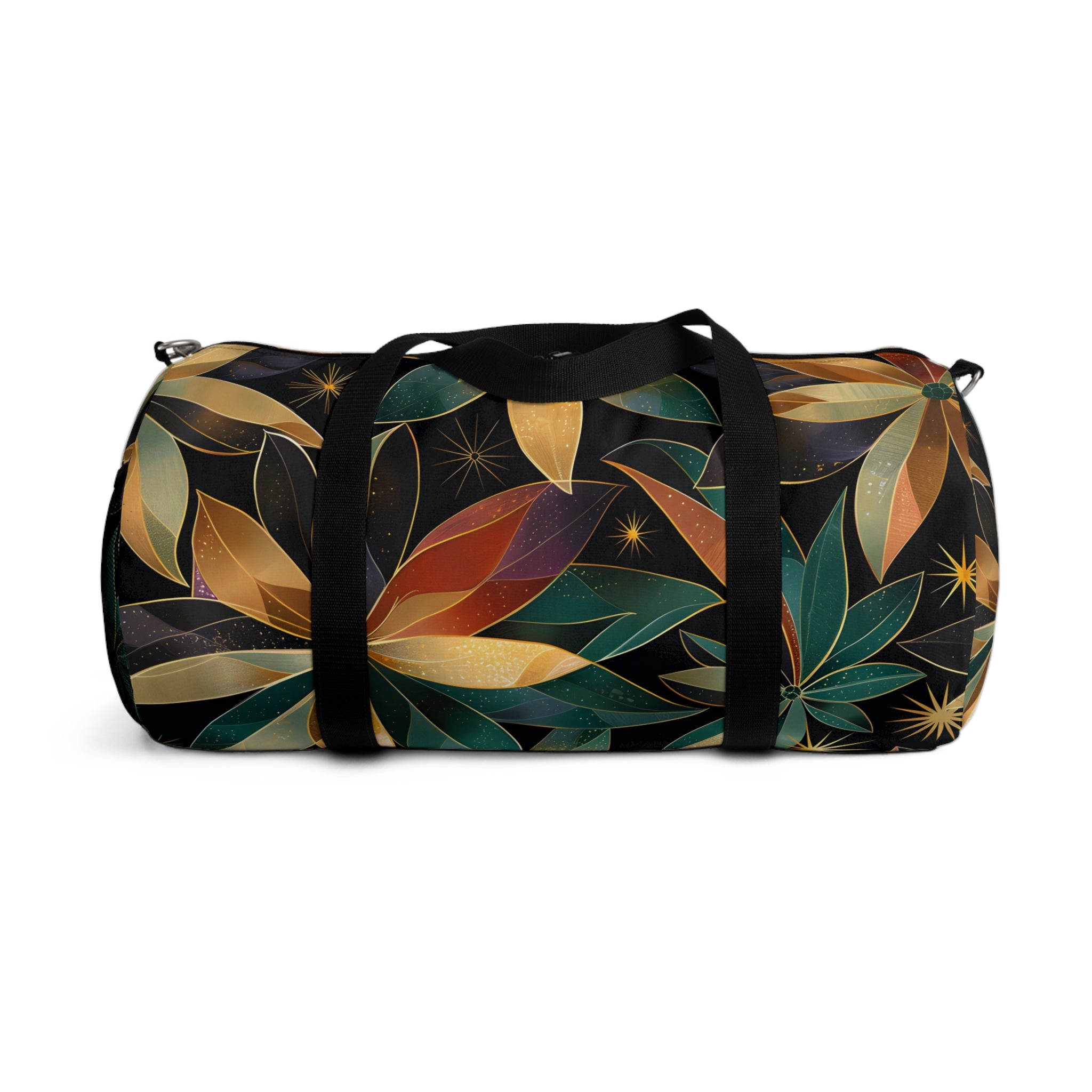 Midnight Celestial Bloom Duffel Bag