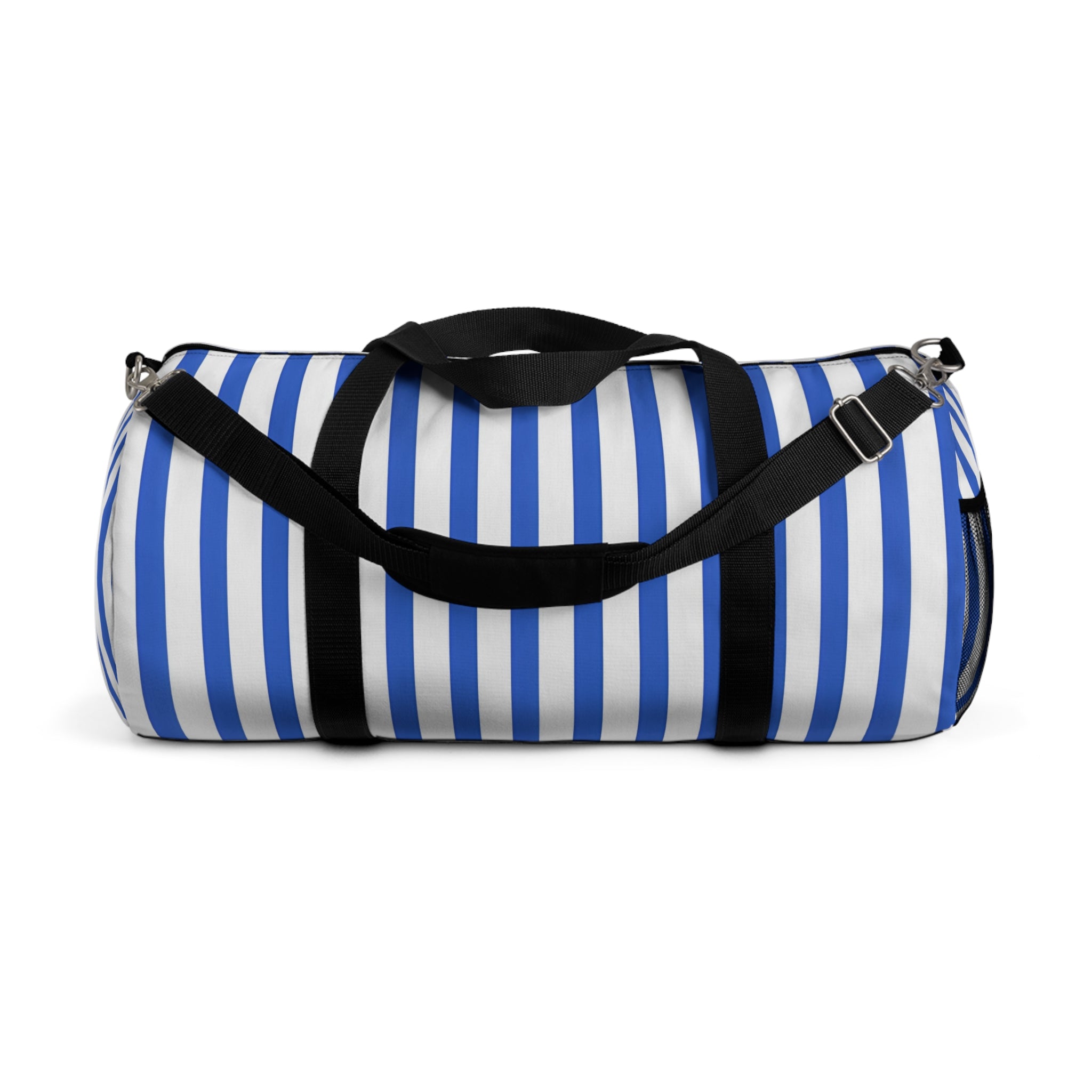 Azure Stripes Duffel Bag