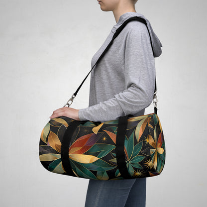 Midnight Celestial Bloom Duffel Bag