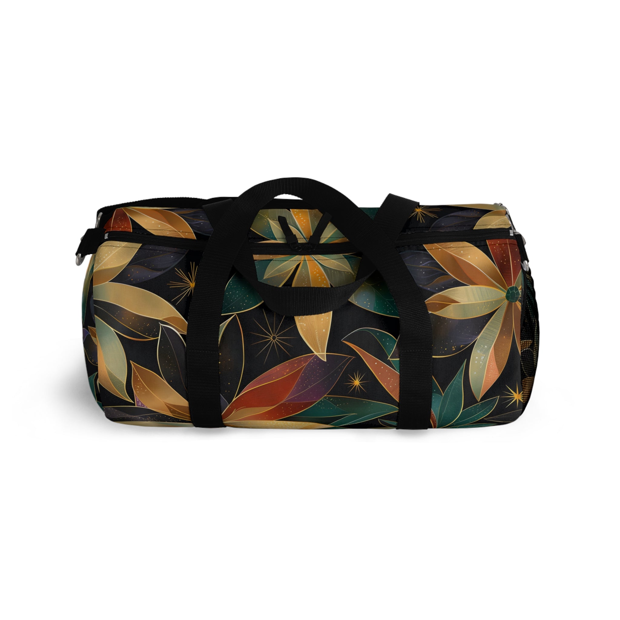 Midnight Celestial Bloom Duffel Bag