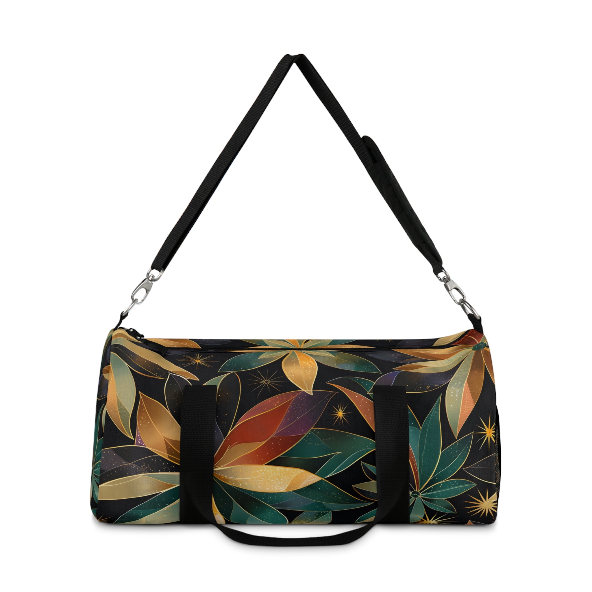 Midnight Celestial Bloom Duffel Bag