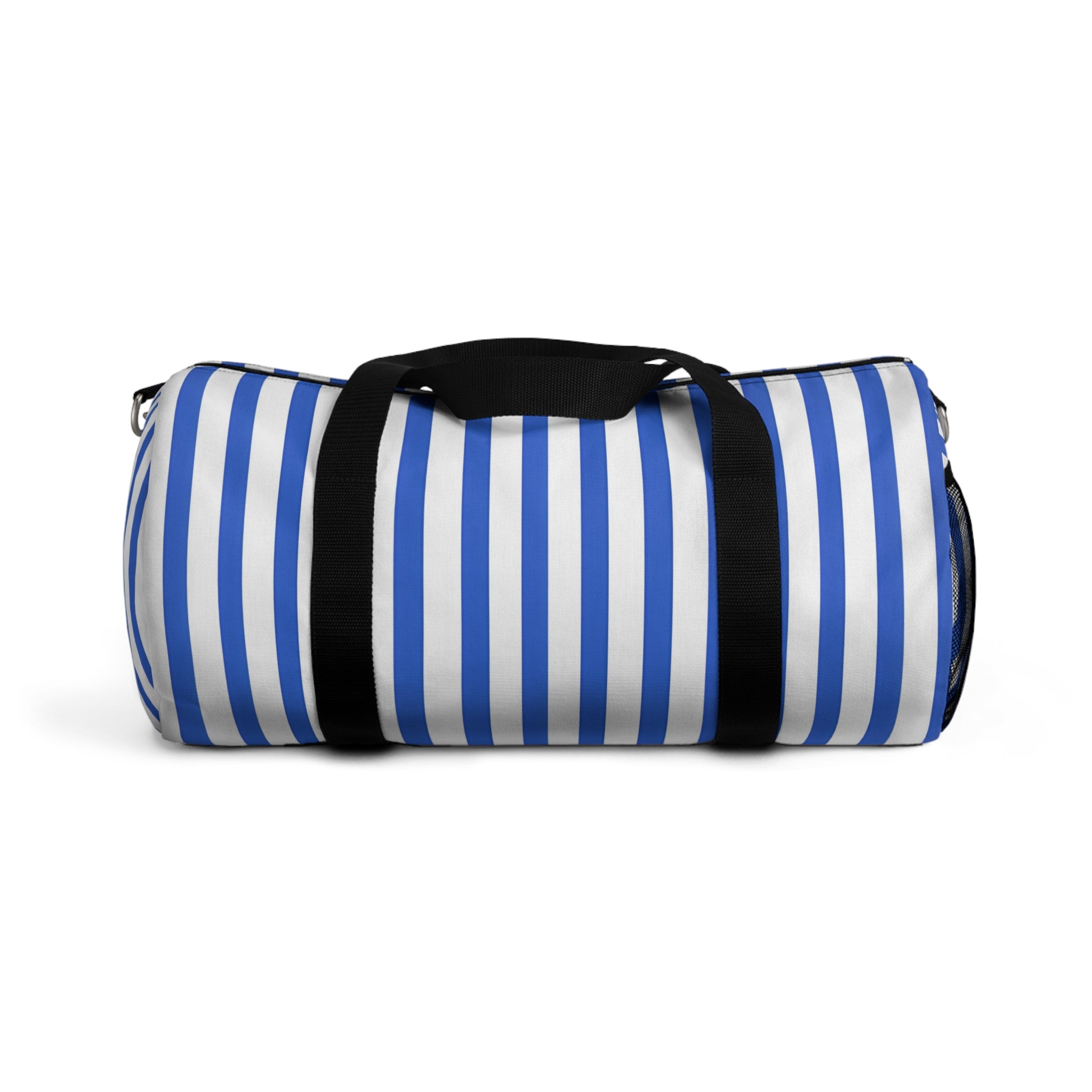 Azure Stripes Duffel Bag