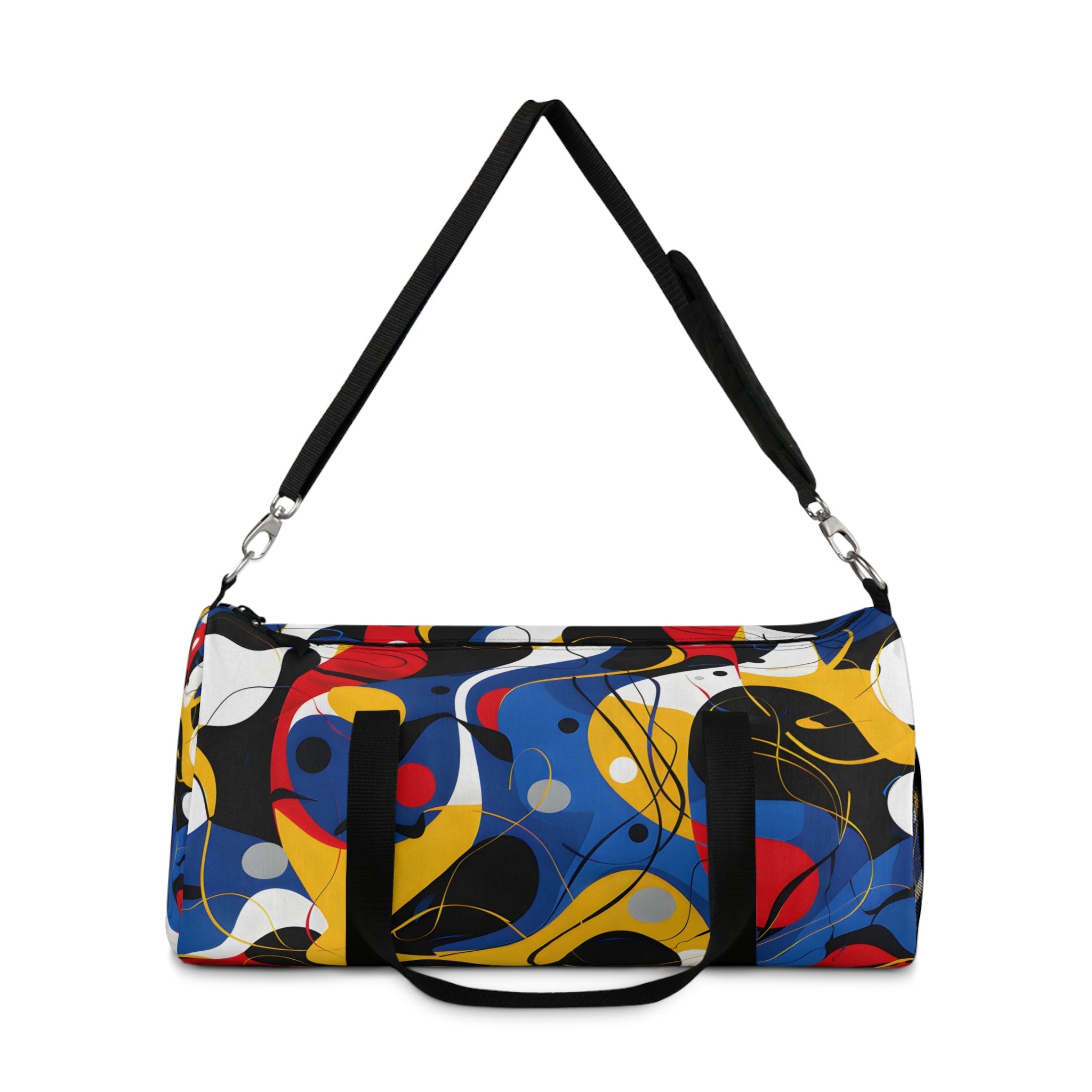 Abstract Blue Duffel Bag - Duffel Pro