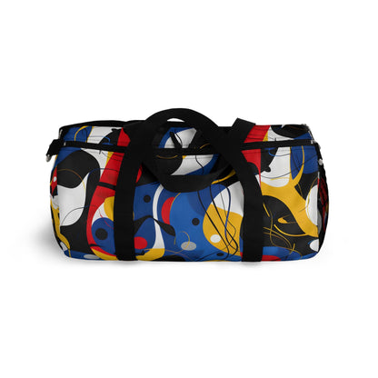 Abstract Blue Duffel Bag - Duffel Pro