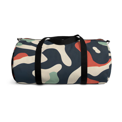 Abstract Navy Blue Journey Duffel Bag - Duffel Pro