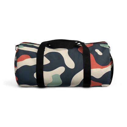 Abstract Navy Blue Journey Duffel Bag - Duffel Pro