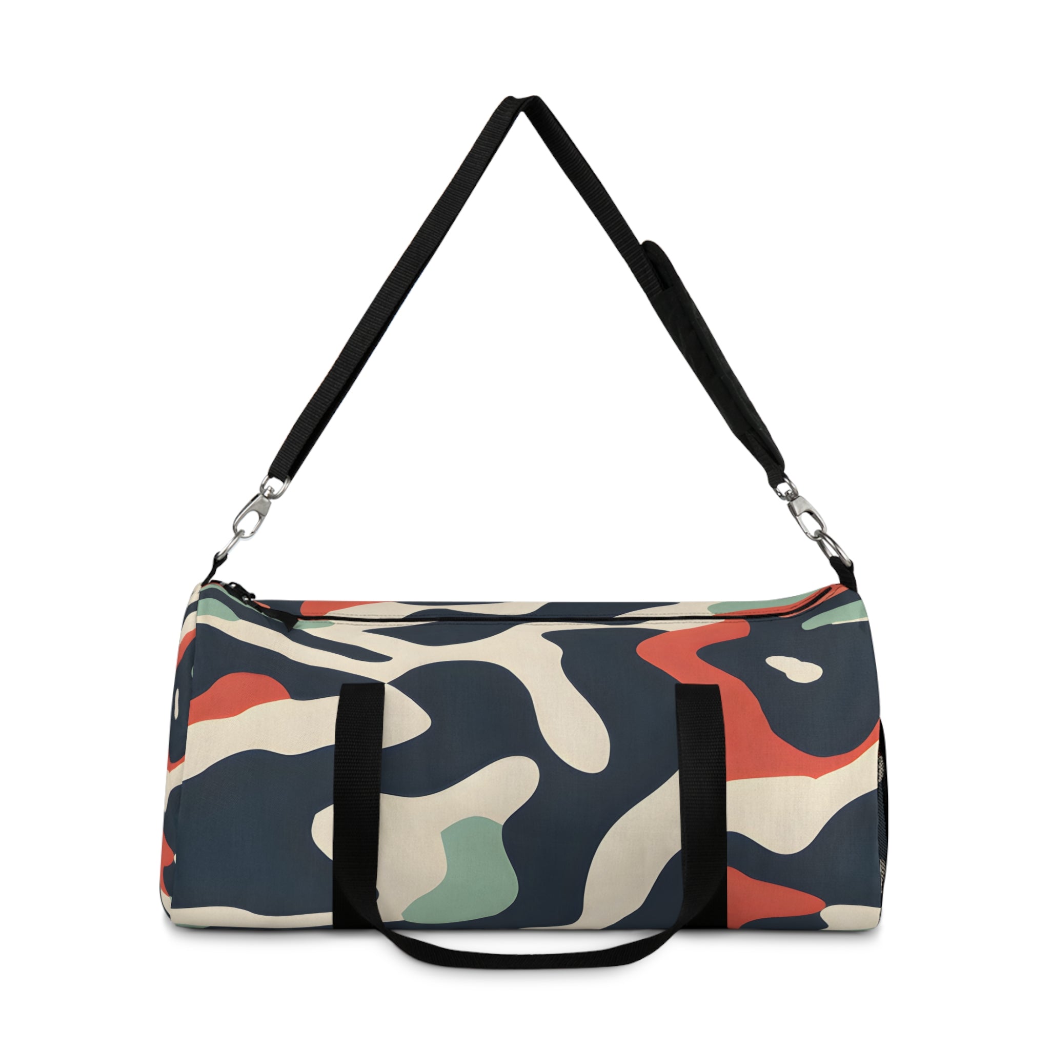 Abstract Navy Blue Journey Duffel Bag - Duffel Pro