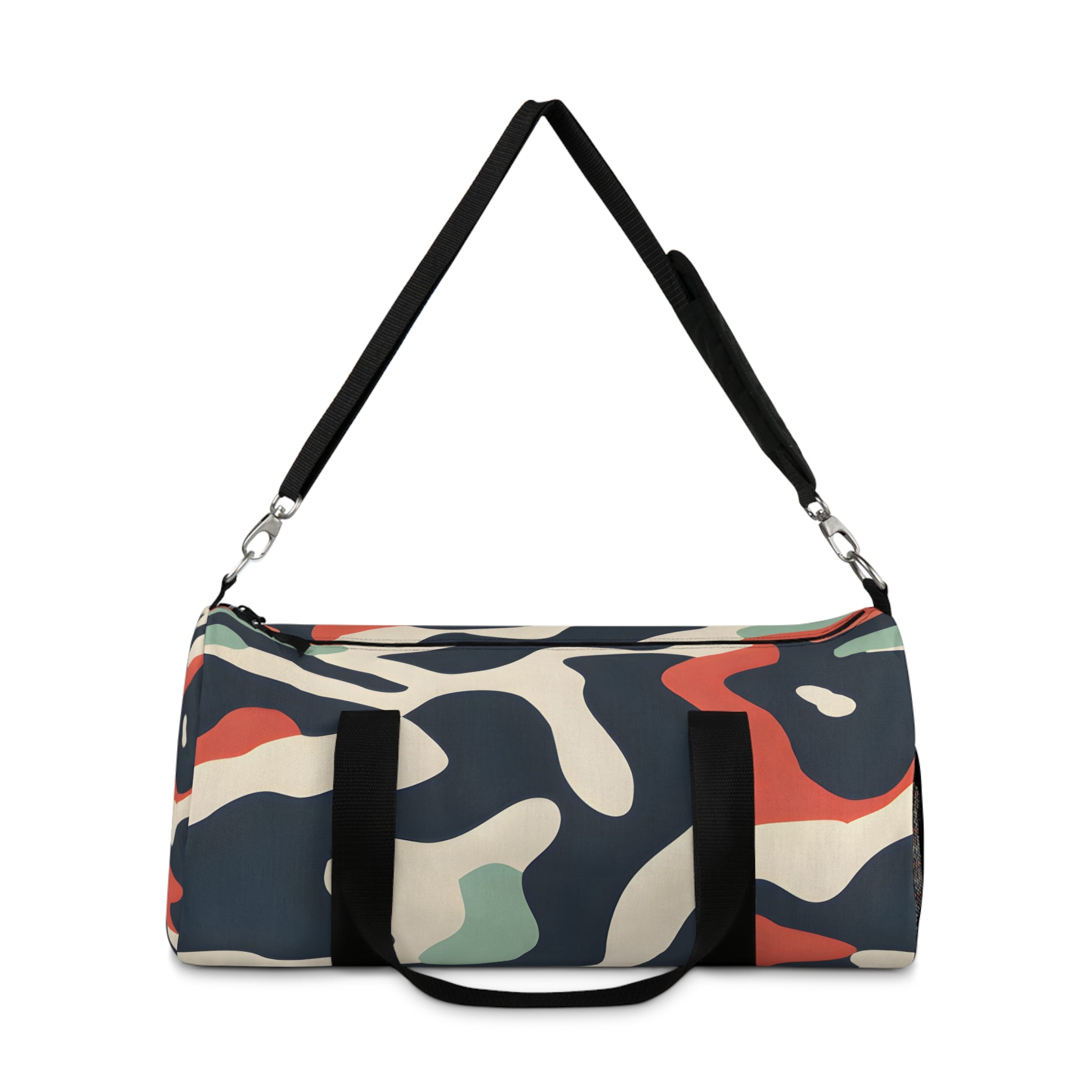 Abstract Navy Blue Journey Duffel Bag - Duffel Pro