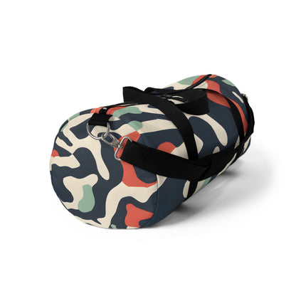 Abstract Navy Blue Journey Duffel Bag - Duffel Pro