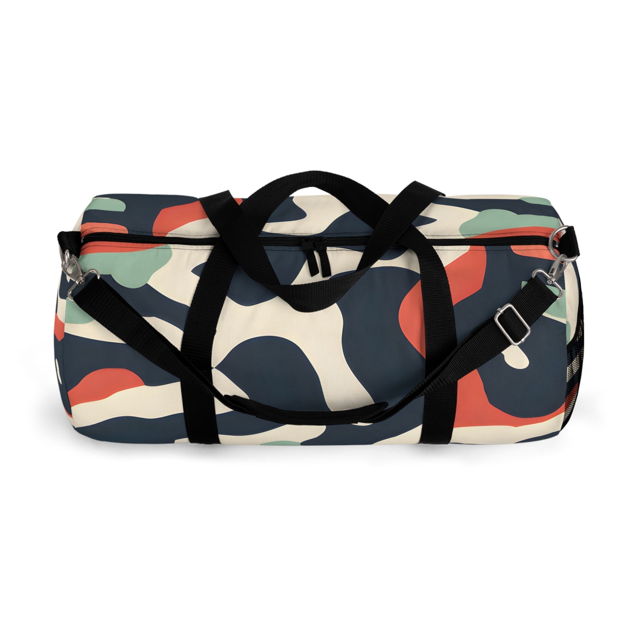 Abstract Navy Blue Journey Duffel Bag - Duffel Pro