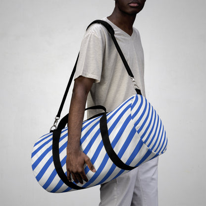 Blue Stripes Duffel Bag - Duffel Pro