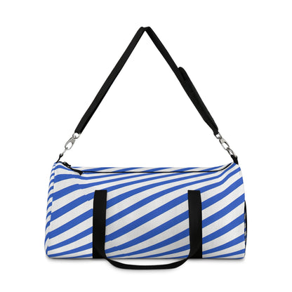 Blue Stripes Duffel Bag - Duffel Pro