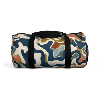 Midnight Blue Abstract Travel Duffel Bag - Duffel Pro