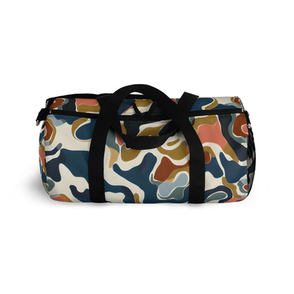 Midnight Blue Abstract Travel Duffel Bag - Duffel Pro