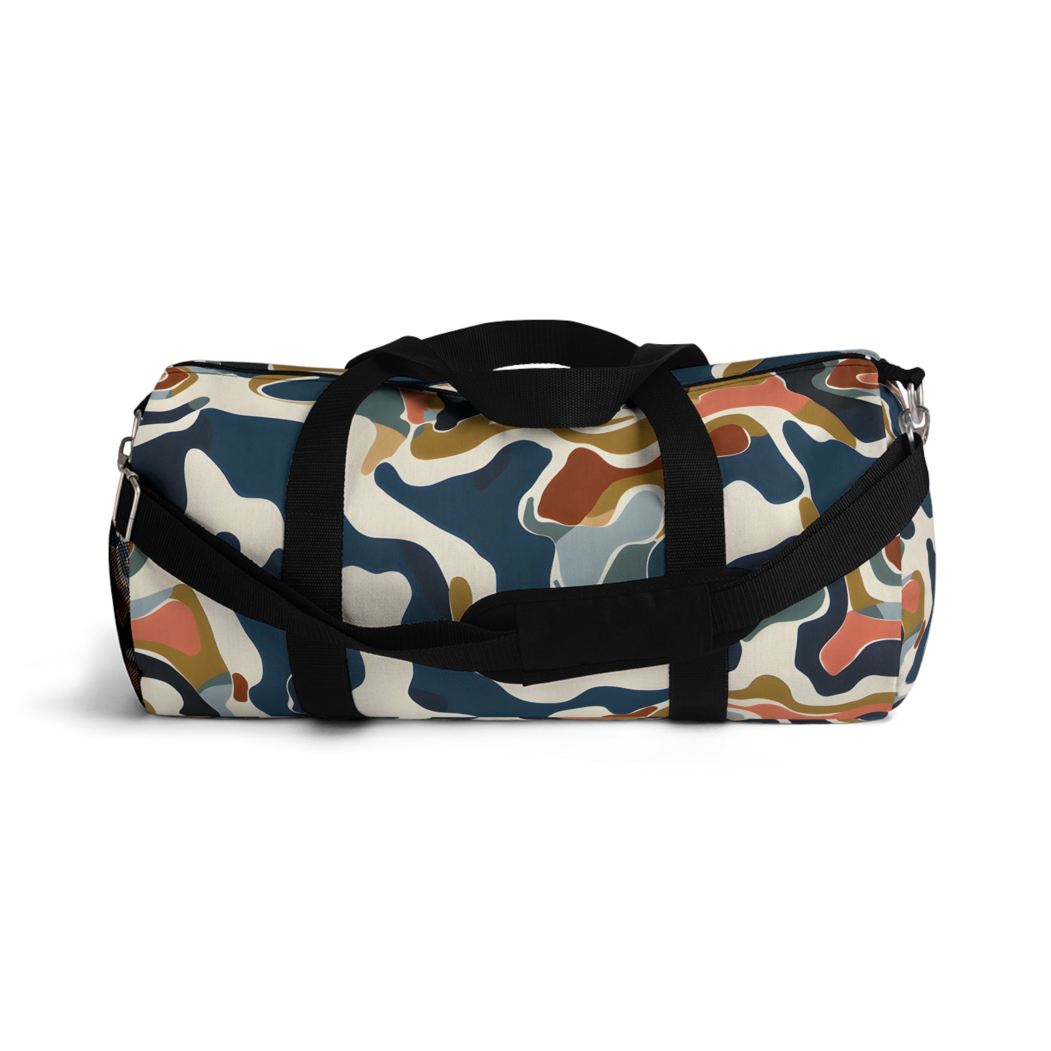 Midnight Blue Abstract Travel Duffel Bag - Duffel Pro