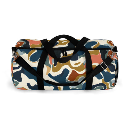 Midnight Blue Abstract Travel Duffel Bag - Duffel Pro