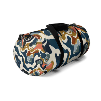 Midnight Blue Abstract Travel Duffel Bag - Duffel Pro